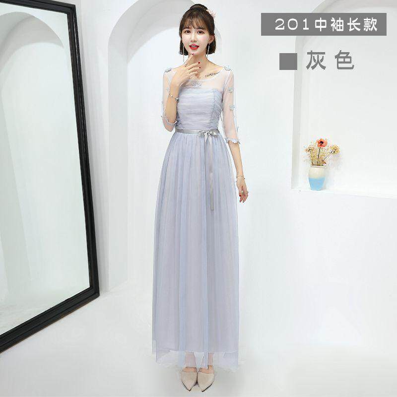 晚礼服女姐妹装中长款舞会名媛女裙裙子时尚春秋季大学生女式大气在类目 女装/女士精品, 婚纱/旗袍/礼服, 礼服/晚装中 - 来自Buy2taobao.com提供专业的淘宝代购服务