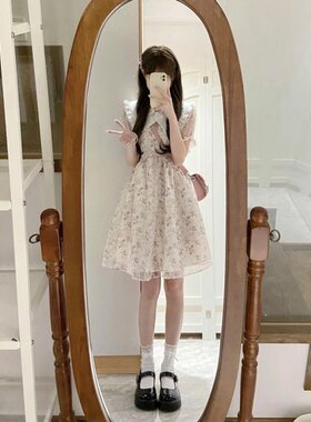 女大童碎花连衣裙夏季