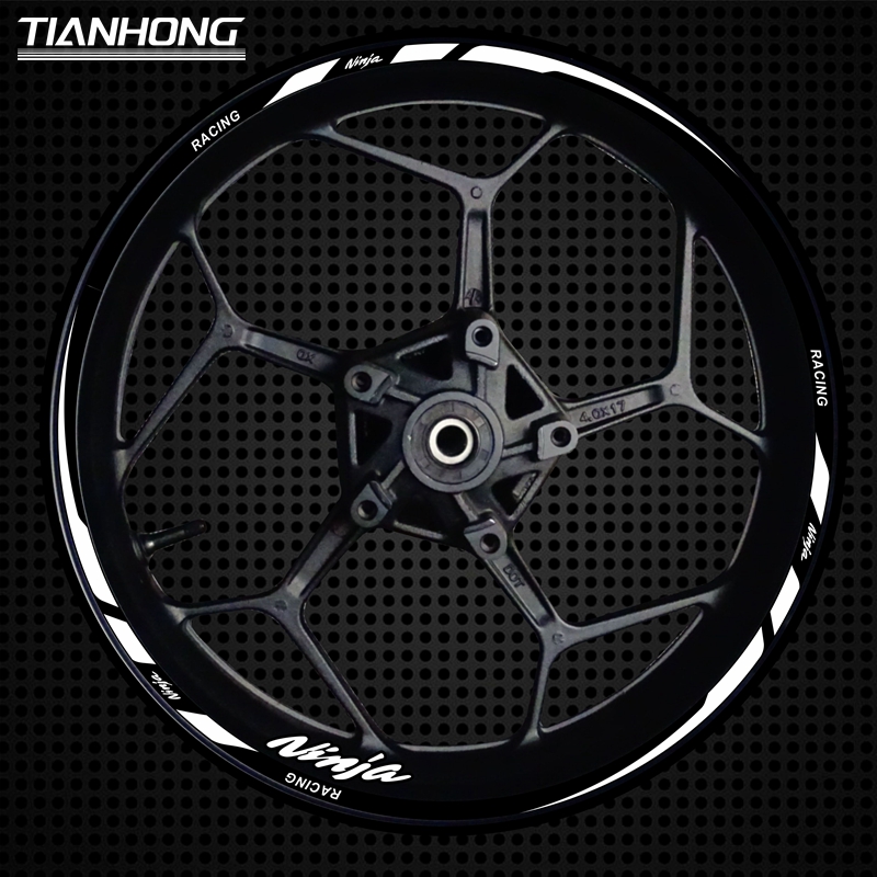 川崎改装轮毂反光贴纸贴花