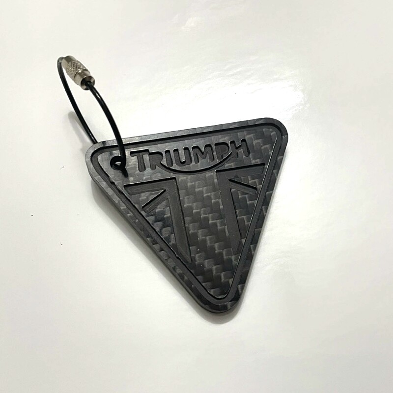 TRIUMPH碳纤维钥匙扣挂件饰品