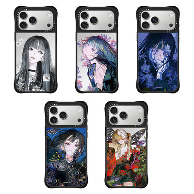 CASEJiAK John Kafka女孩 褪色心事四角防摔适用于iPhone苹果17 16Pro Max手机壳15/14Pro磁吸13保护壳套