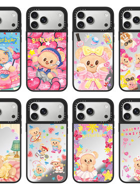 CASEJiAK 黄油小熊2Butterbear适用于苹果17 16Pro Max手机壳iPhone 15/14Plus13 12pro磁吸Air防摔保护套