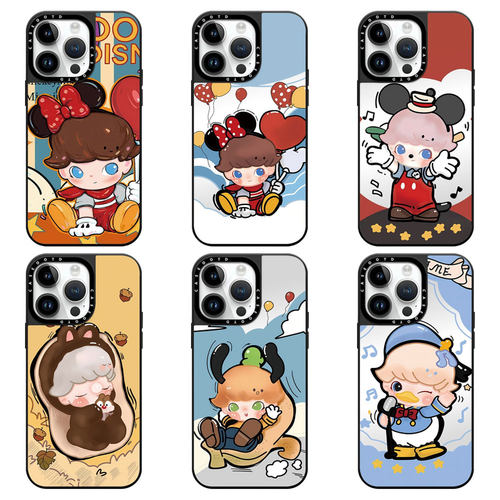 CASEOOTD泡泡玛特DIMOO男孩米妮米奇卡通适用iPhone苹果17 16Pro Max手机壳15/14plus磁吸13 12pro防摔保护套