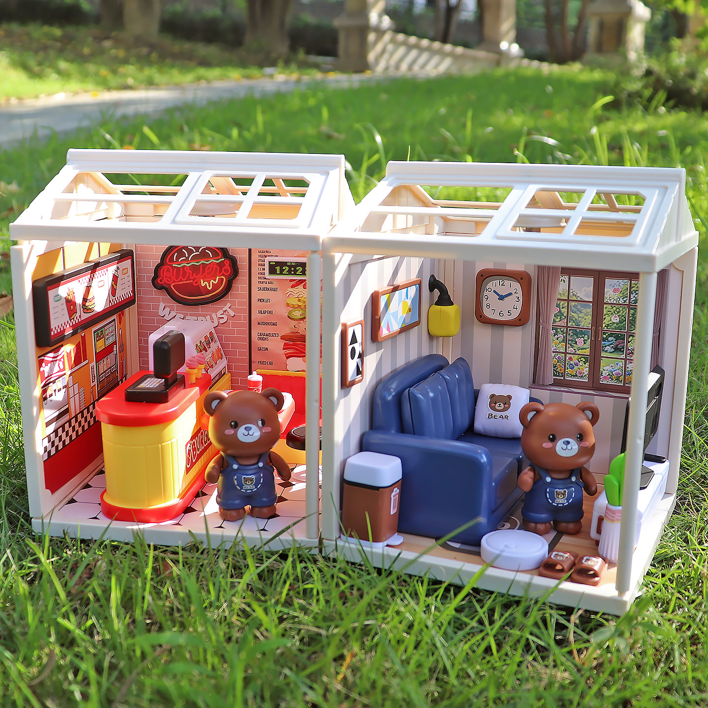 diy小屋手工拼装迷你房子积木模型微缩场景摆件玩具生日礼物女生,玩具/童车/益智/积木/模型,过家家玩具,淘宝优惠券,粉丝福利购,淘宝优惠卷