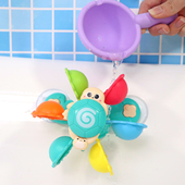 宝宝洗澡玩具婴儿童浴室戏水泡澡乌龟转转乐吸盘花洒水车小男女孩