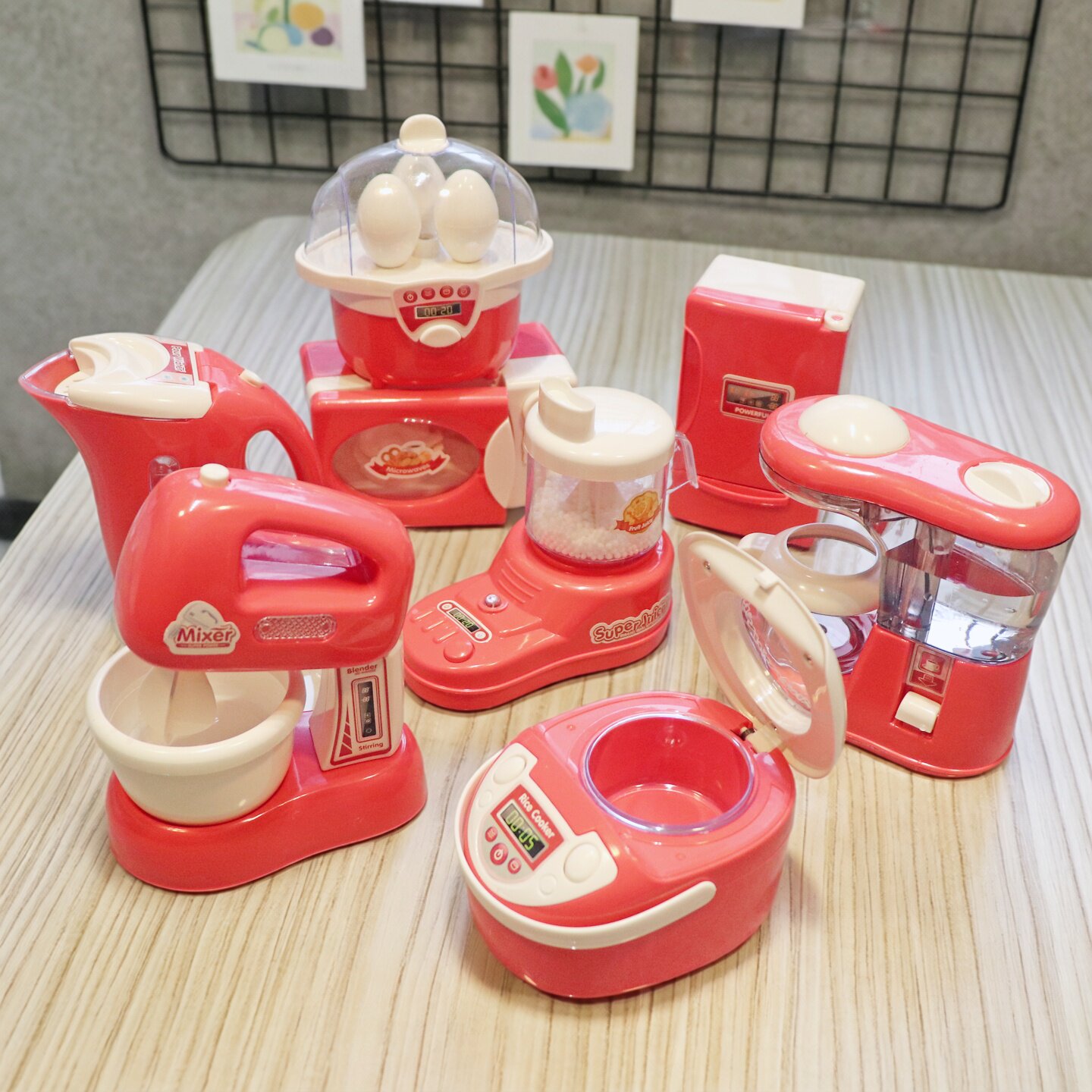 过家家仿真迷你灯光厨房玩具
