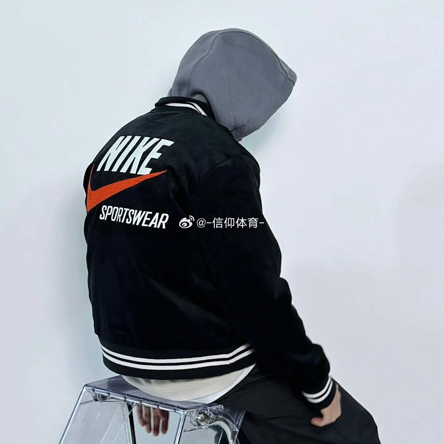 Nike/耐克男子灯芯绒立领运动休闲棒球服夹克外套 DV9998-010-325