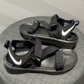 Nike耐克男女沙滩防滑户外徒步涉水绑带运动厚底凉拖鞋 DJ6603 001