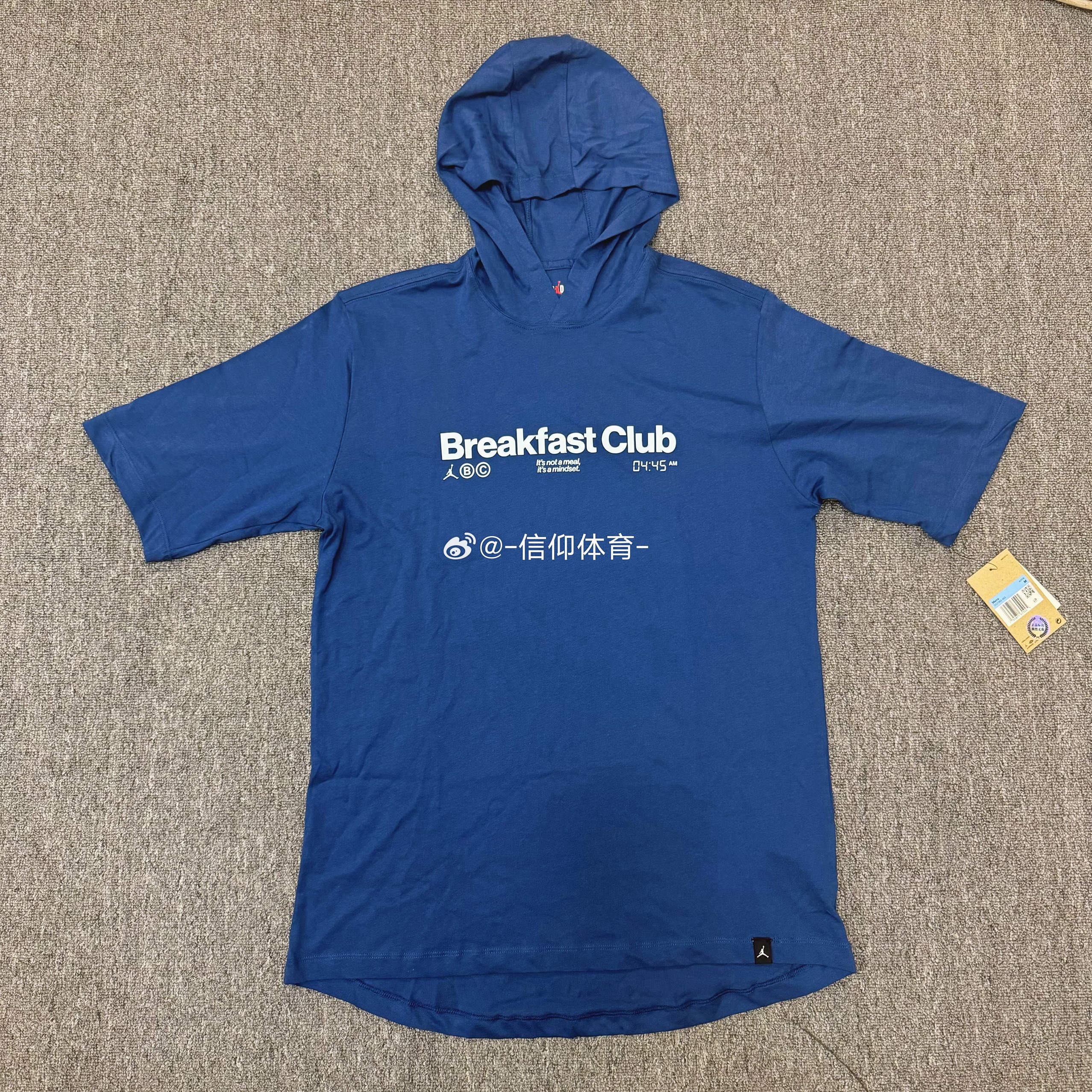 Air Jordan DRI-FIT 耐克男子篮球连帽透气运动休闲短袖T恤DQ7383