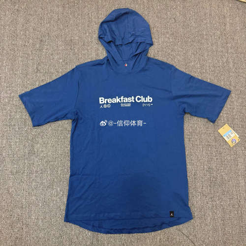 Air Jordan DRI-FIT 耐克男子篮球连帽透气运动休闲短袖T恤DQ7383