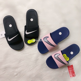 耐克NIKE儿童中童女款运动休闲缓震防滑舒适拖鞋 DB3299 819352