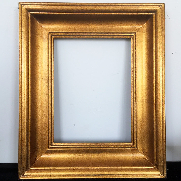 简约实木画框定制油画装裱金色相框画框宽度11.5厚度6cm