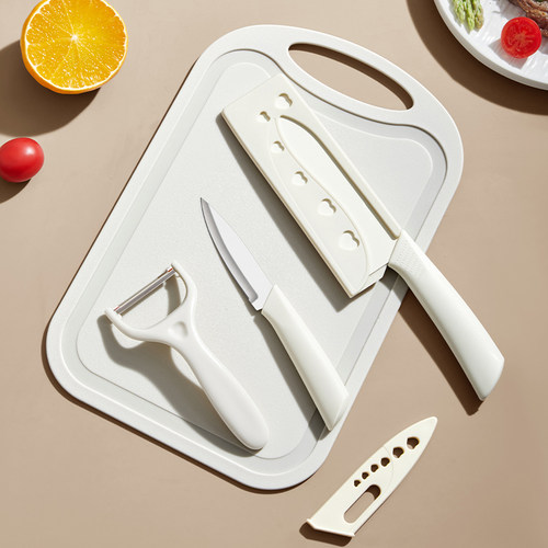 厨房菜板二合一水果刀小麦秸秆