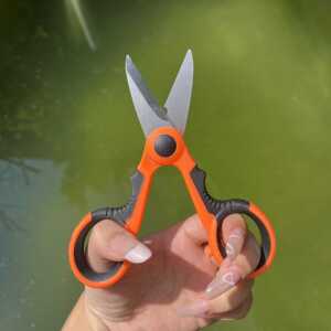 钓鱼剪刀钓鱼剪鱼线大力马线剪刀铅皮钓鱼用小剪刀渔具不锈钢专用