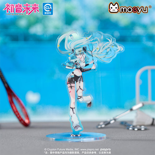 moeyu初音未来跑一跑系列亚克力旋转立牌摆件miku动漫周边礼物