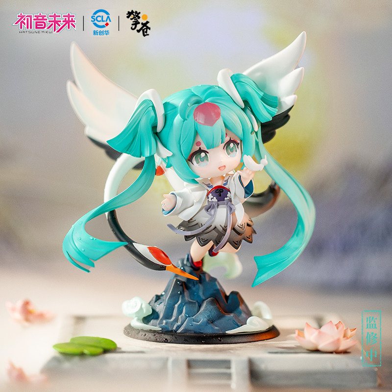 【现货】官方正版初音未来羽洛华音Q版手办miku模型周边摆件礼物