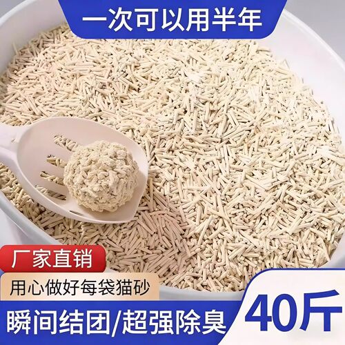 普雷顿豆腐猫砂微尘除臭可冲结团