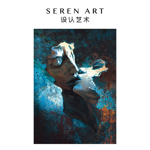 SEREN ART《永恒之吻》原创小众高级拼图500片艺术装饰画情侣礼物