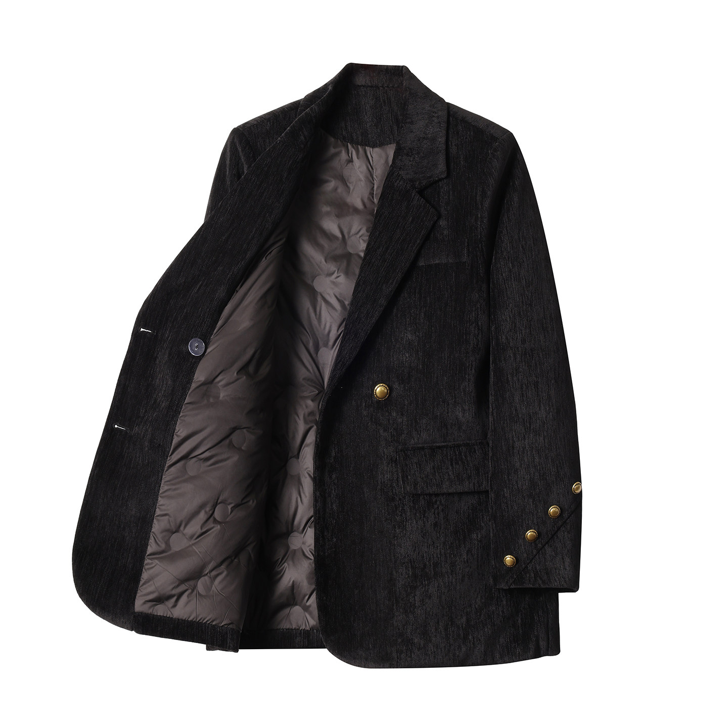 SenseAbility 雪尼尔金属斜扣气质通勤羽绒内胆西装外套女长短款,女装/女士精品,西装,淘宝优惠券,粉丝福利购,淘宝优惠卷