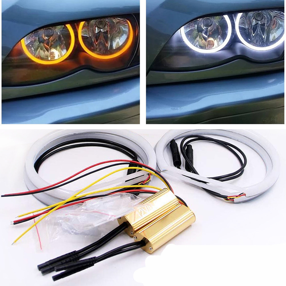 BMW E36 E38 E39 E46 üçün LED rəngli angel eyes fənər halqaları
