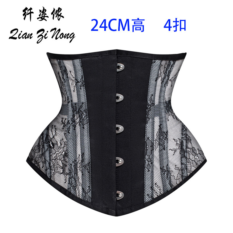 纤姿侬束身衣corset夏季薄款功能型束腰钢骨短性感原创腰封宫廷
