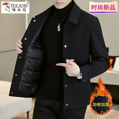 啄木鸟秋冬加棉加厚保暖夹克