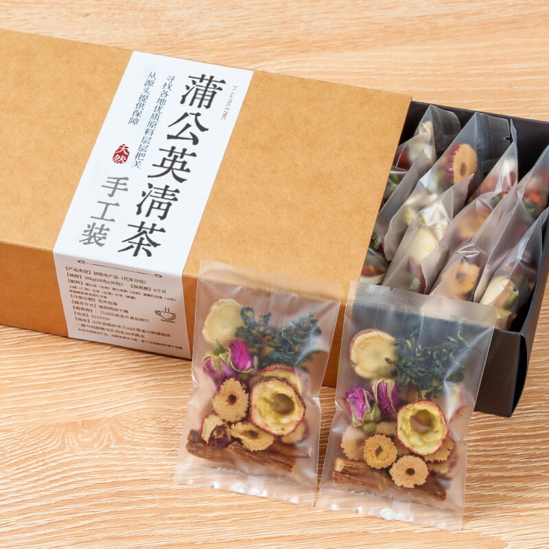 蒲公英茶夏枯草玫瑰花官方正品消除散肺甲状乳结节养生花茶包腺结