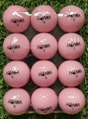 高尔夫球红马彩球Titleist prov1/x两三四层下场比赛高尔夫二手球