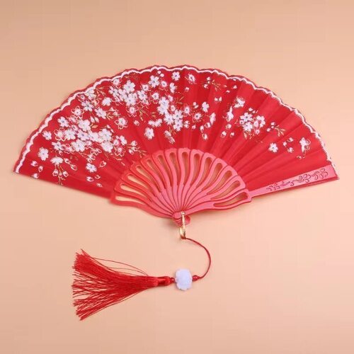 新中式古风梅花折叠随身携带