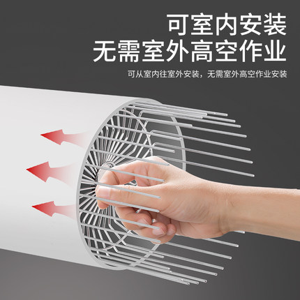 304不锈钢烟囱网线罩防鼠鸟蛇排水管下水道侧边防堵过滤墙洞内装