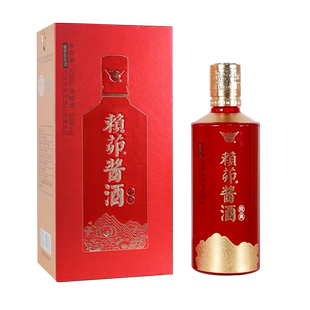 景阳冈赖茆酱酒红珍品53度酱香型粮食白酒500ml单瓶礼盒装