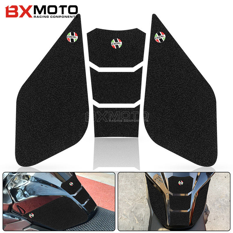 适用隆鑫voge无极500r 2018-2021年改装油箱贴防滑车身鱼骨贴