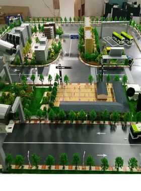 智能农业城市交通规划学校工业古建场景地形地貌微缩模型