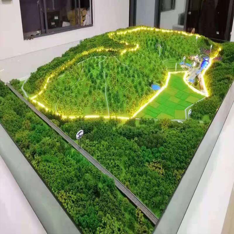 地形沙盘模型制作定制地貌山体地图投影城市规化房地产精品房地产