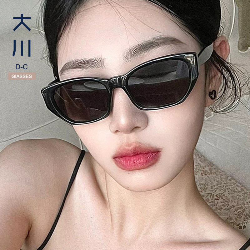 大川防紫外线多边形gm同款墨镜