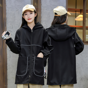 男女工作服防水罩衣厨房防风衣外套保暖耐脏加绒2024中长款logo