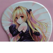 宅男立体动漫鼠标垫 3D美女鼠标垫护腕 胸部鼠标垫 臀部 金色暗影