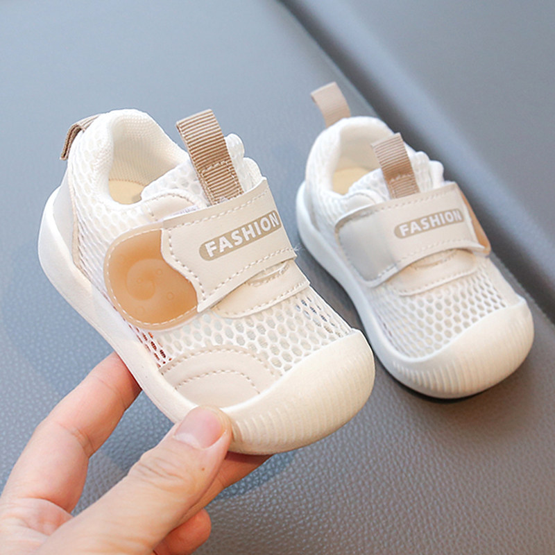 夏季透气网面男女宝宝鞋子1-3岁0男童软底婴儿运动学步鞋儿童网鞋