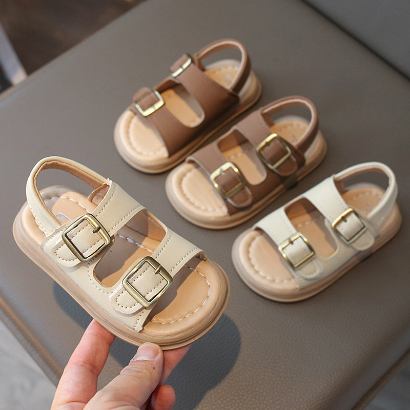 夏季新款女男宝宝凉鞋0一1-3岁婴儿软底学步鞋软底儿童防滑沙滩鞋