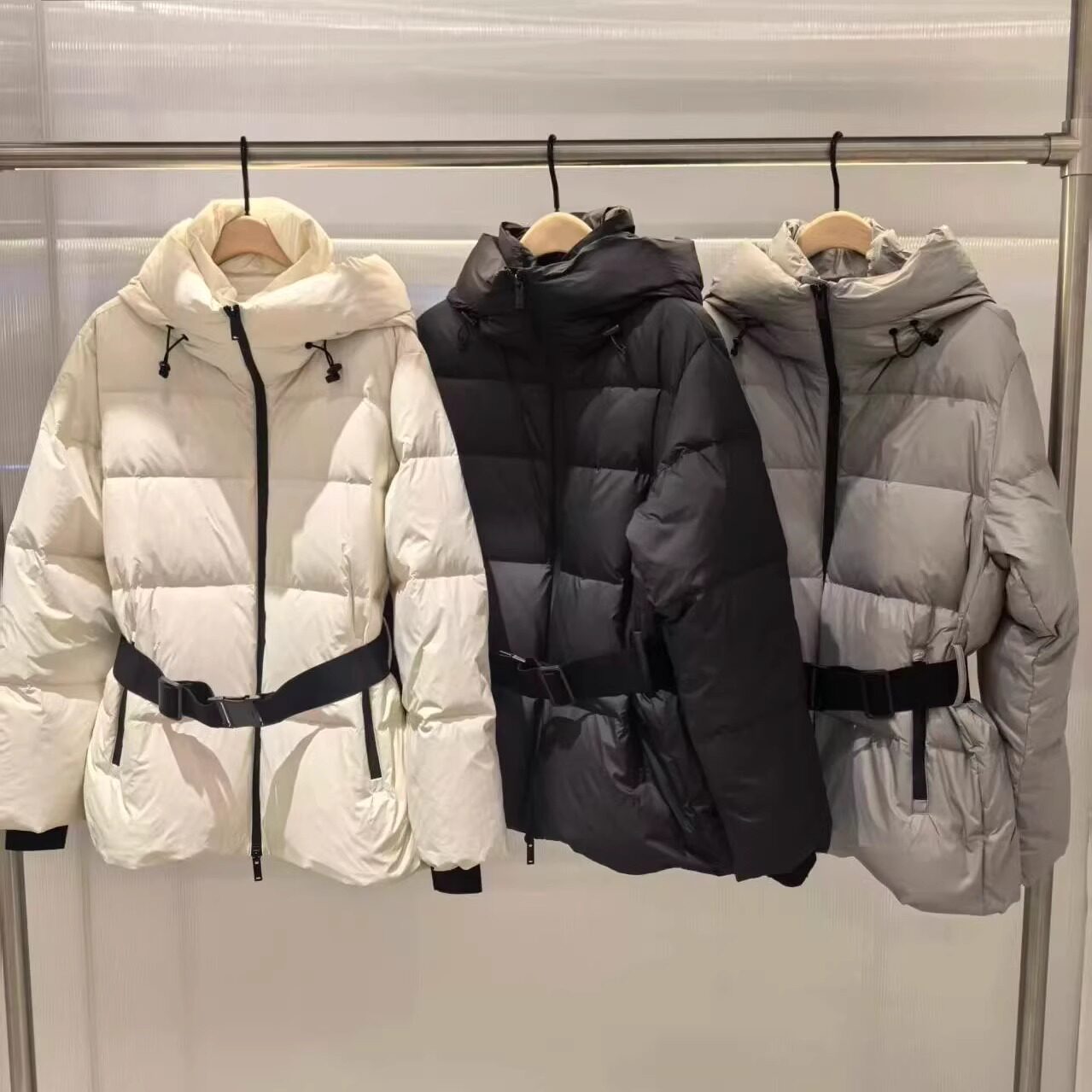 【active系列】正品羽绒服2025冬新品机能腰带防风90绒MBE4EIN051