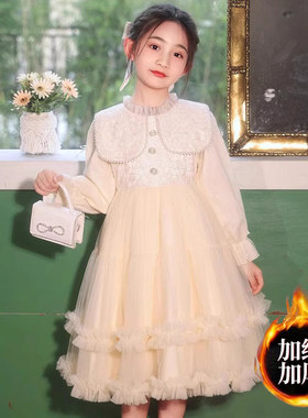 英国next ttat女童公主裙2025秋冬新款儿童纱裙连衣裙生日礼服裙