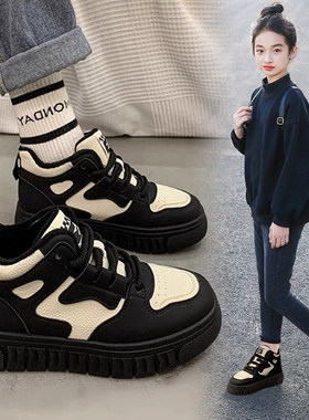 Next MaxM女童鞋子2025秋冬新款儿童运动鞋中大童休闲加绒二棉鞋