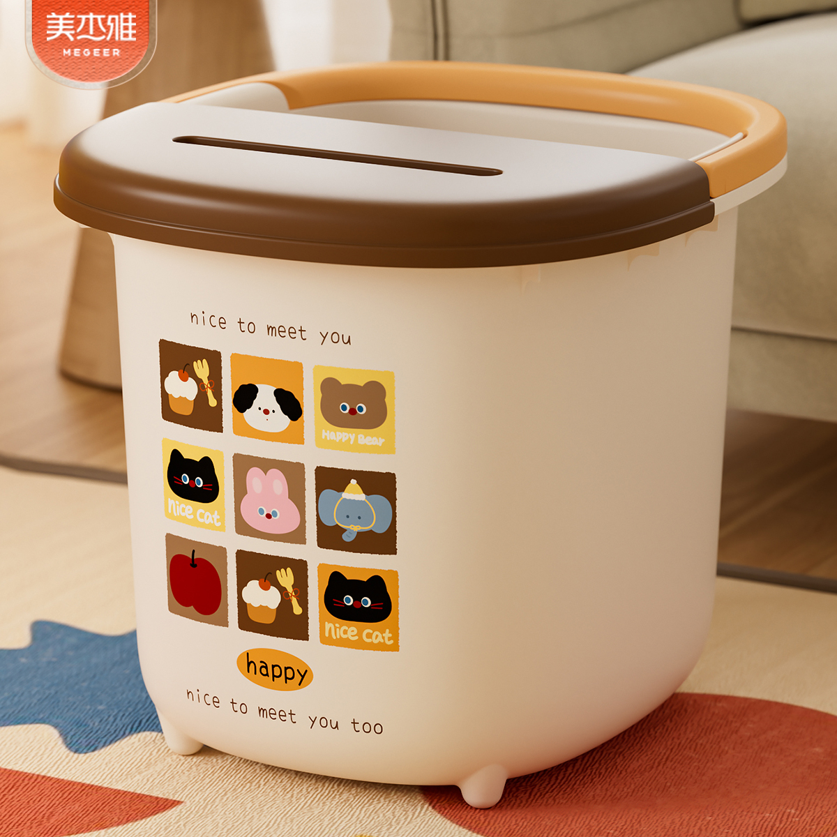 泡脚桶家用三伏天女士养生按摩足浴桶秋冬保温过小腿高深大洗脚盆