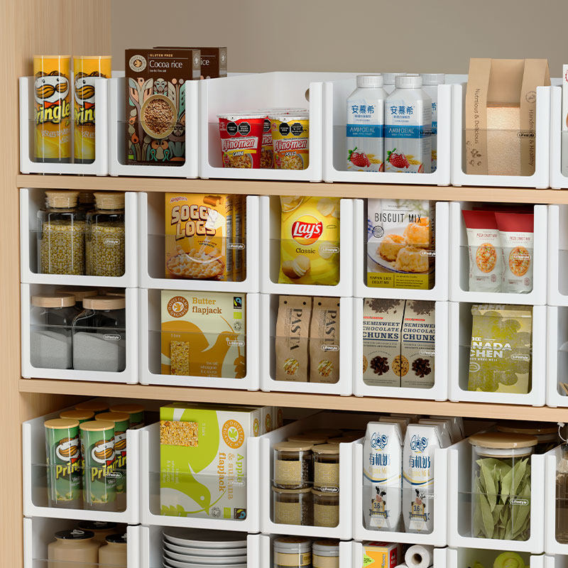 橱柜收纳盒厨房直角零食杂物收纳筐家用餐边柜内桌面储物整理盒子,收纳整理,桌面收纳盒,淘宝优惠券,粉丝福利购,淘宝优惠卷