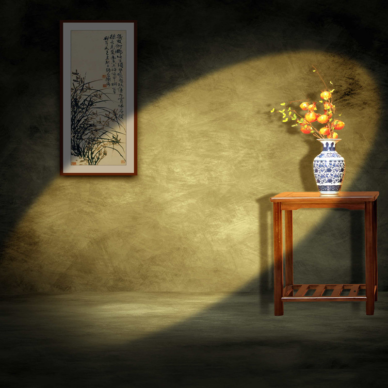 2024复古直播间背景墙3d立体壁纸中国风中式古装饰布置拍照挂布