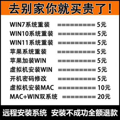 远程安装重装系统win7win10win11纯净版笔记本台式电脑专业版旗舰