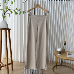 子29A4 通勤百搭侧拉链休闲直筒裤 000641 新款 秋季