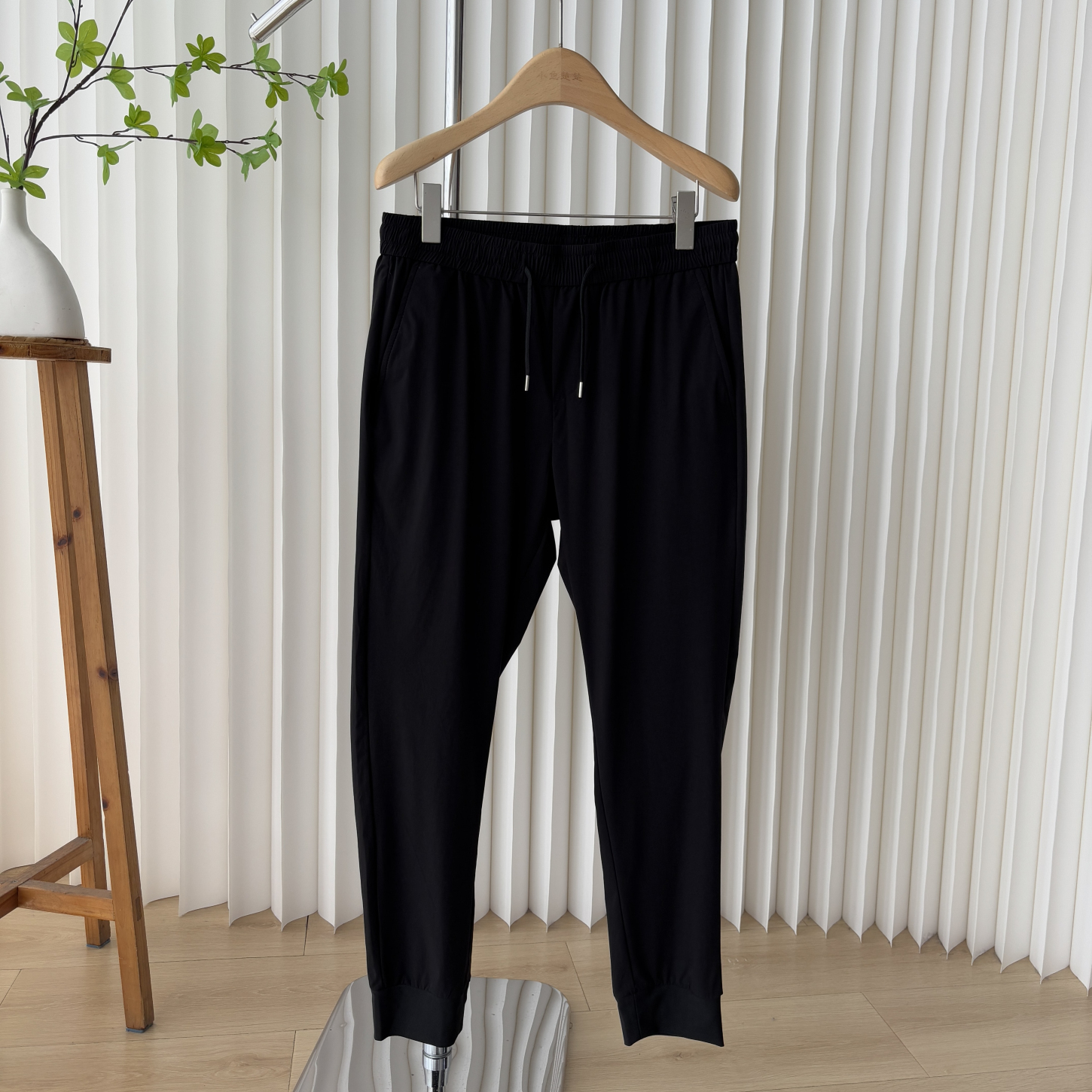 新款松紧腰抽绳休闲百搭纯色哈伦裤18E3/000355