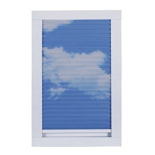 89阳光房遮阳顶帘手动隔热顶棚天H棚布玻璃房伸缩遮光蜂巢帘