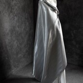 多色液态反光水晶光泽风衣裤 子布料光滑闪L光挺括礼服装 设计师面